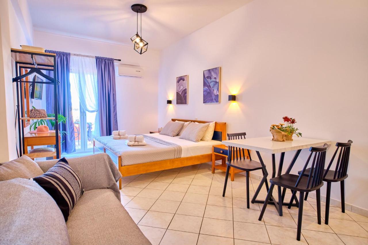 Logas Beach Studios Peroulades  Ngoại thất bức ảnh