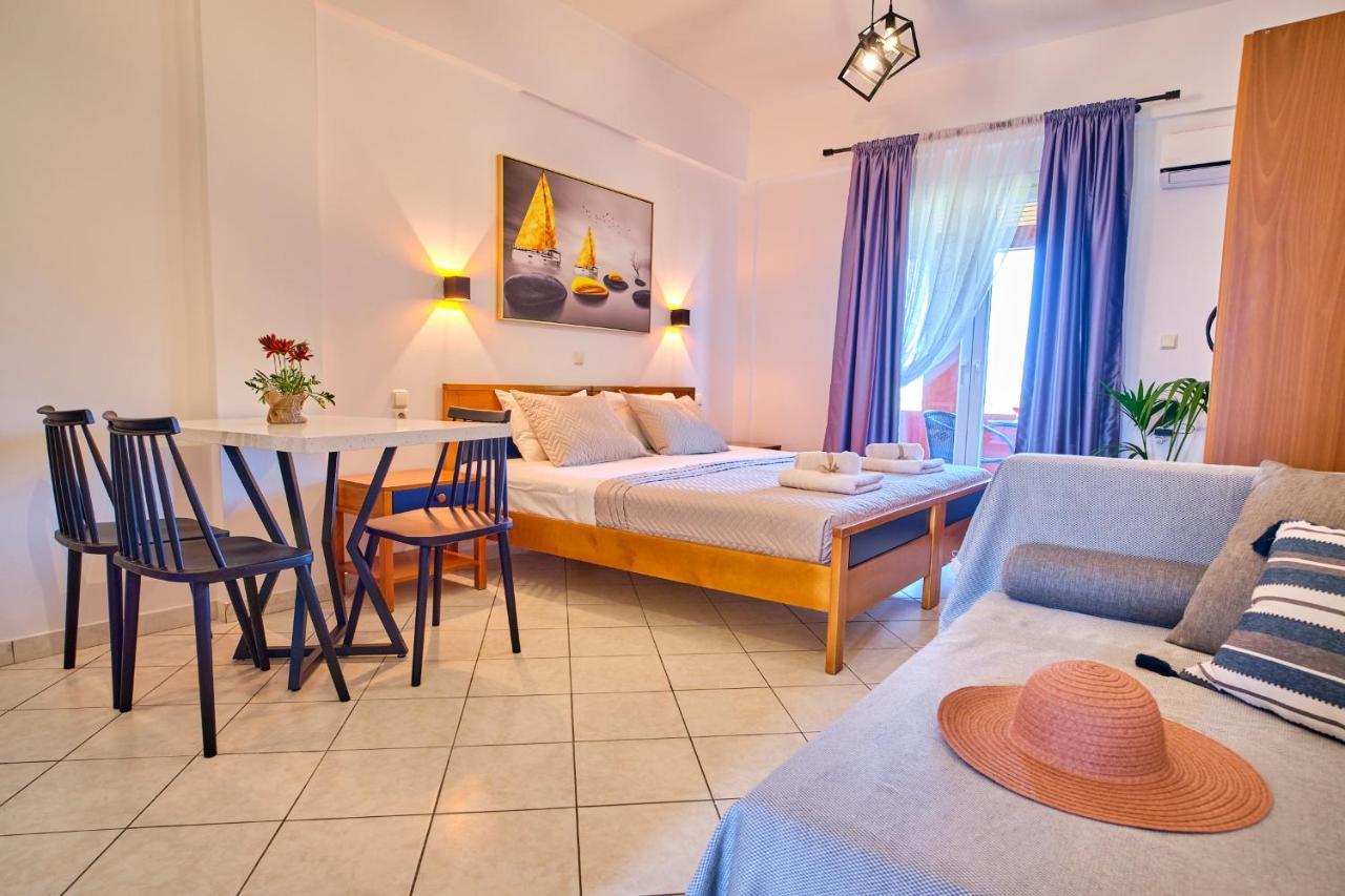 Logas Beach Studios Peroulades  Ngoại thất bức ảnh