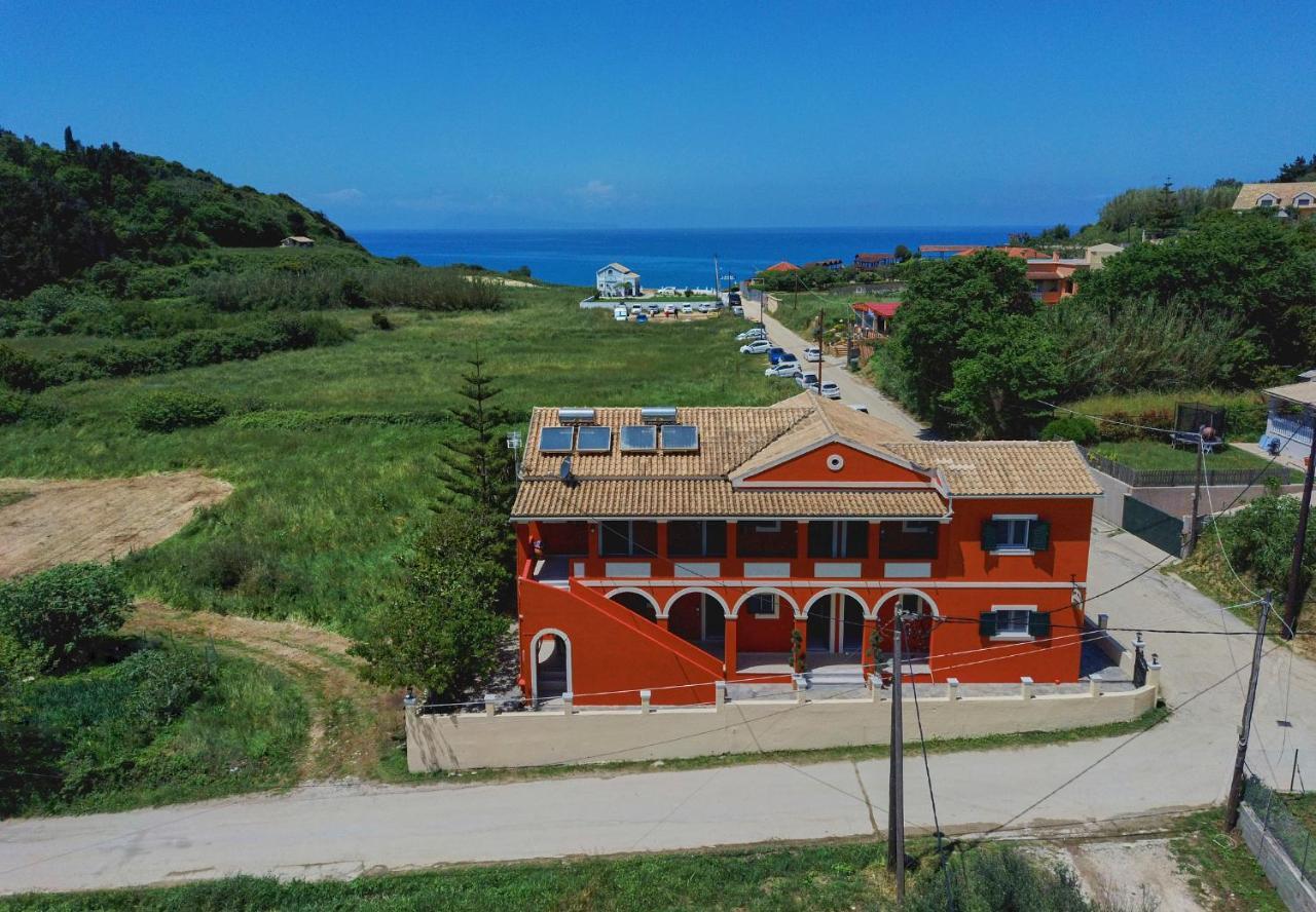 Logas Beach Studios Peroulades  Ngoại thất bức ảnh